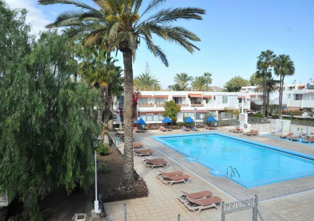 Studio-Appartement El Chaparral Con Hermosa Vista Y Piscina Arona  Luaran gambar